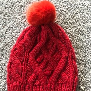 Cable knit beanie